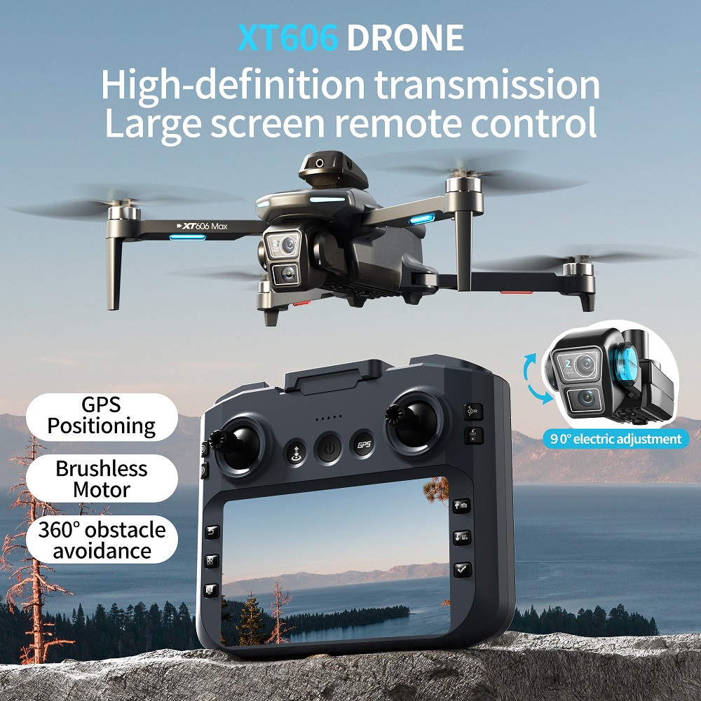 XT606 MAX 3 battery Drone 4k 8 - Drone Thermal Imaging recension och pris