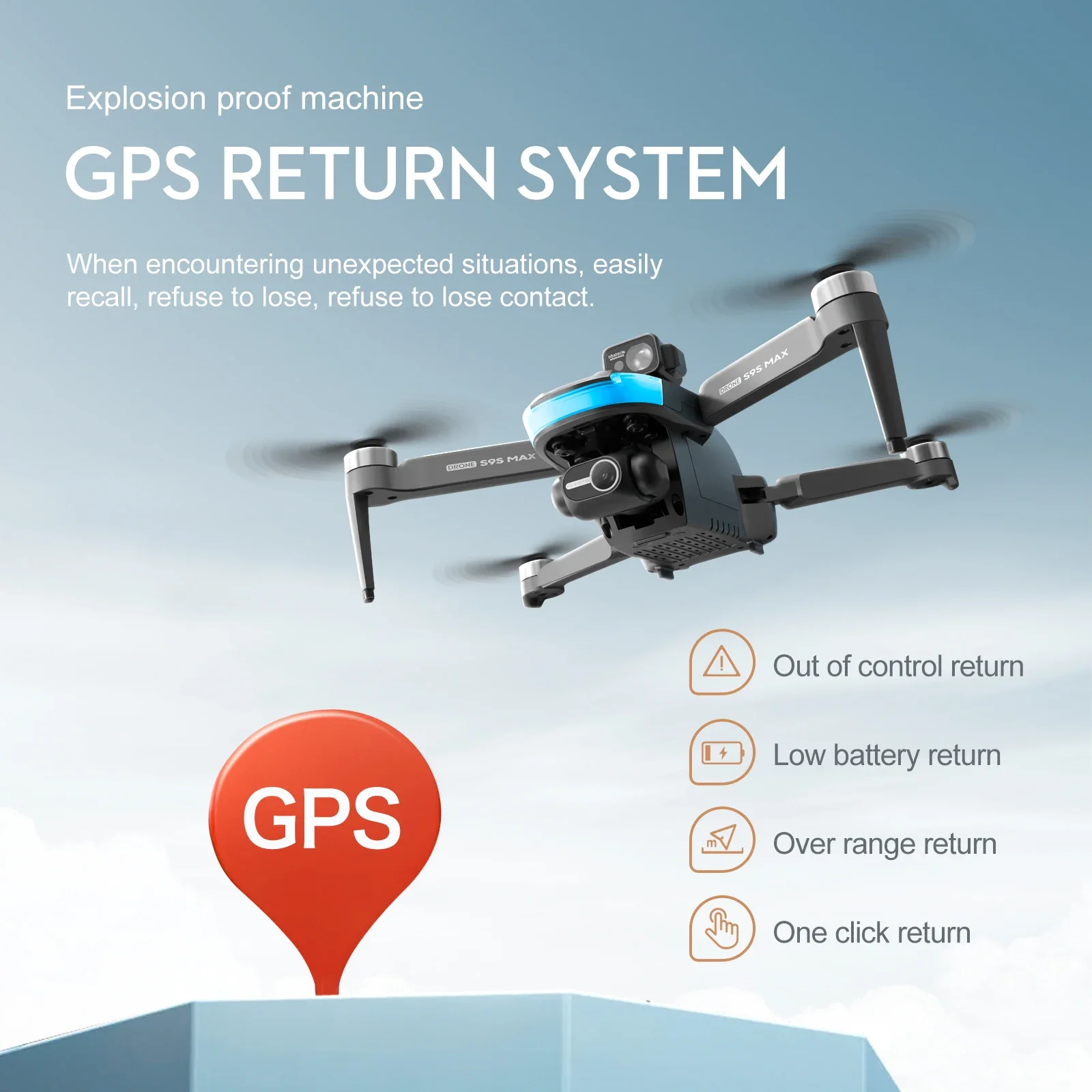 NEW S9S MAX MINI Drone 4K 2-Ax - Drone Lidar recension och pris