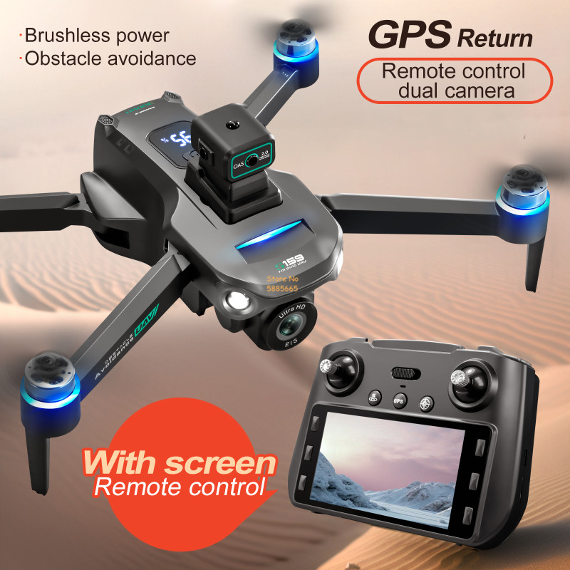 8K Dual Camera 5G WIFI FPV Rem - Drone Lidar recension och pris