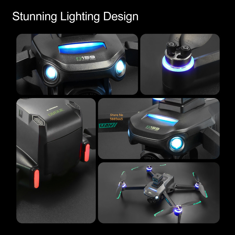 8K Dual Camera 5G WIFI FPV Rem - Drone Lidar recension och pris