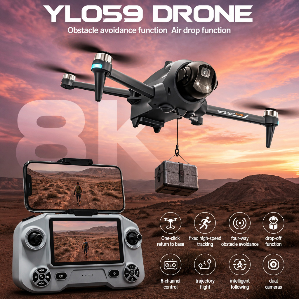 NEW YL059 Drone GPS Auto Retur - Drone Multispectral recension och pris