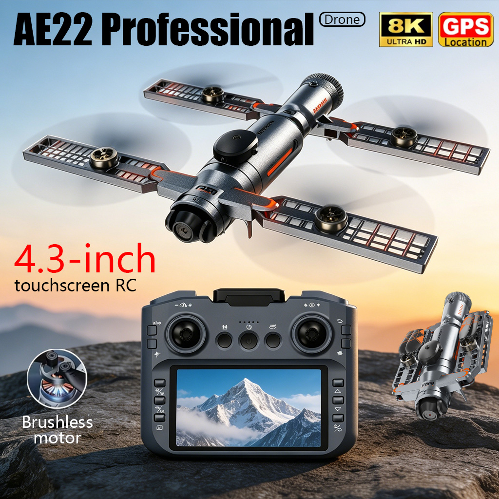 Upgraded AE22 PRO MAX Foldable - Drone Multispectral recension och pris